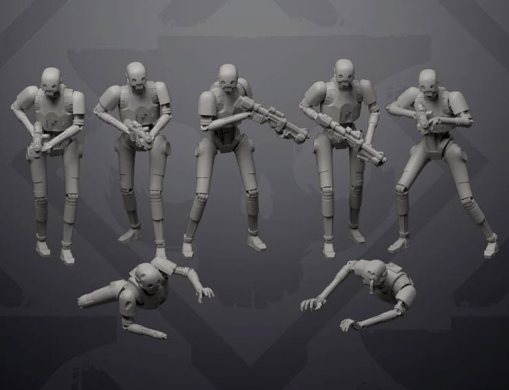 Security Drone MK2 - Single Miniature - SW Legion Compatible (38 - 40mm tall) Resin 3D Print - Skullforge Studios - Gootzy Gaming