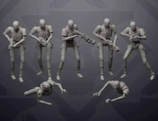 Security Drone MK2 - Single Miniature - SW Legion Compatible (38 - 40mm tall) Resin 3D Print - Skullforge Studios - Gootzy Gaming