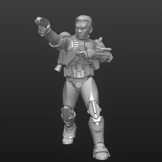 Serpent Fang Clone Commander w/ Pistol Miniature - SW Legion Compatible (38 - 40mm tall) Multi - Piece Resin 3D Print - Dark Fire Designs - Gootzy Gaming
