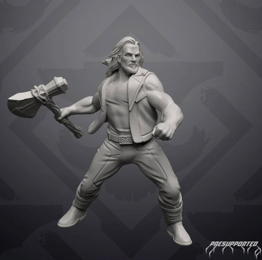 Sexy Thunder Ravager Superhero Miniature - MCP/Crisis Protocol Compatible (40mm tall) Resin 3D Print - Skullforge Studios - Gootzy Gaming