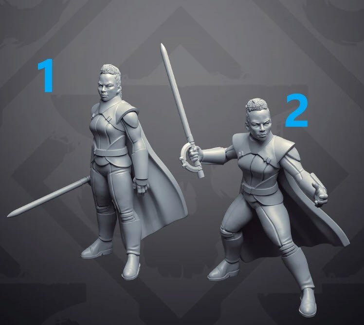 Shadow Sister Vengis - Single Miniature - SW Legion Compatible (38 - 40mm tall) Resin 3D Print - Skullforge Studios - Gootzy Gaming