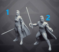 Shadow Sister Vengis - Single Miniature - SW Legion Compatible (38 - 40mm tall) Resin 3D Print - Skullforge Studios - Gootzy Gaming