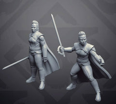Shadow Sister Vengis - Single Miniature - SW Legion Compatible (38 - 40mm tall) Resin 3D Print - Skullforge Studios - Gootzy Gaming