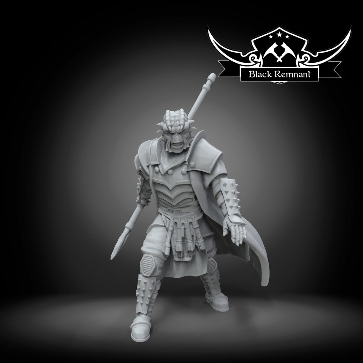 Shadow Warrior General Miniature - SW Legion Compatible (38-40mm tall) Resin 3D Print - Black Remnant - Gootzy Gaming