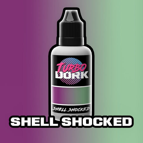 Shell Shocked - Green/Purple Colorshift Metallic Paint - TurboDork - 20 mL Dropper Bottle - Gootzy Gaming