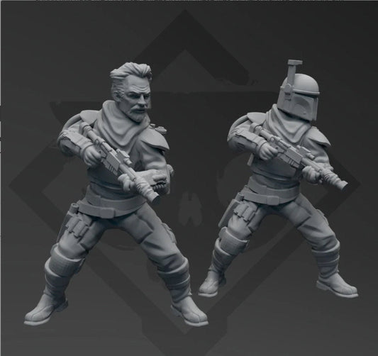 Sheriff "Pelgo Poser" Miniature - SW Legion Compatible (38 - 40mm tall) Resin 3D Print - Skullforge Studios - Gootzy Gaming