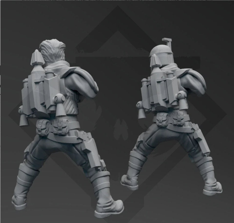 Sheriff "Pelgo Poser" Miniature - SW Legion Compatible (38 - 40mm tall) Resin 3D Print - Skullforge Studios - Gootzy Gaming