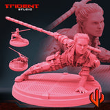 Sister Spider Agent (Version A) Superhero Resin Miniature - MCP/Crisis Protocol Compatible (40mm tall) Resin 3D Print - Trident Studios - Gootzy Gaming