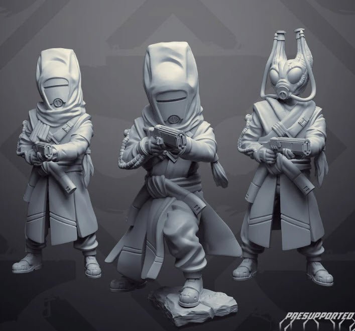 Sky Raider 1 - SW Legion Compatible Miniature (38 - 40mm tall) Resin 3D Print - Skullforge Studios - Gootzy Gaming