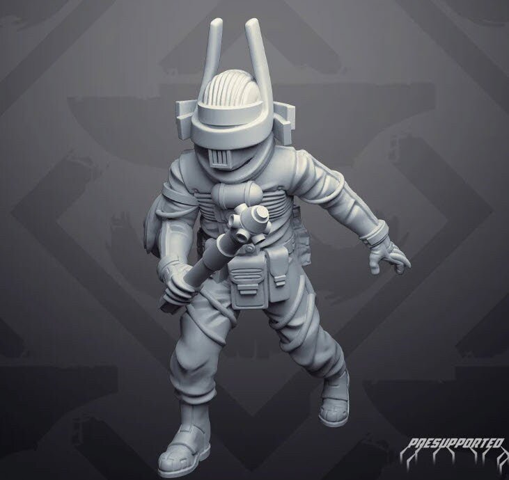 Sky Raider 3 - SW Legion Compatible Miniature (38-40mm tall) Resin 3D Print - Skullforge Studios - Gootzy Gaming