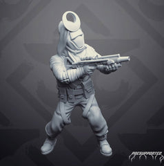 Sky Raider 4 Mini - SW Legion Compatible Miniature (38 - 40mm tall) High Quality 8k Resin 3D Print - Skullforge Studios - Gootzy Gaming