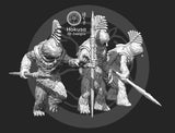 Snow Alien Chief - Single Miniature - SW Legion Compatible (38-40mm tall) Resin Multi-Piece 3D Print - Hokusa Designs - Gootzy Gaming