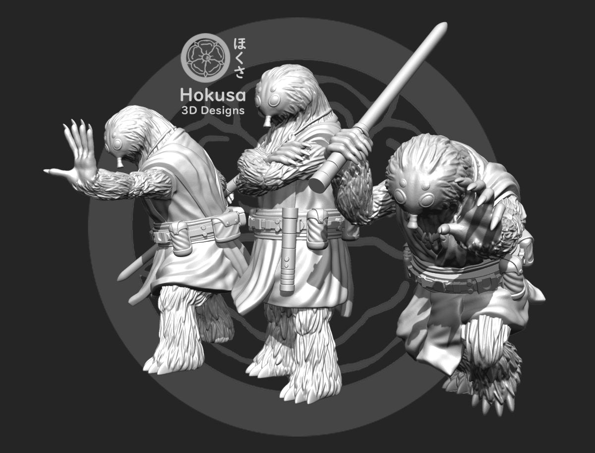 Snowman Force User - Single Miniature - SW Legion Compatible (38-40mm tall) Resin Multi-Piece 3D Print - Hokusa Designs - Gootzy Gaming