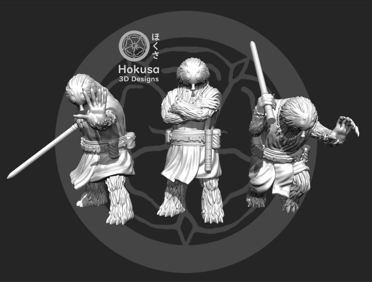 Snowman Force User - Single Miniature - SW Legion Compatible (38-40mm tall) Resin Multi-Piece 3D Print - Hokusa Designs - Gootzy Gaming