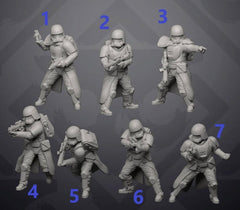 Sovereign Frost Trooper - Single Miniature - SW Legion Compatible (38 - 40mm tall) Resin 3D Print - Skullforge Studios - Gootzy Gaming