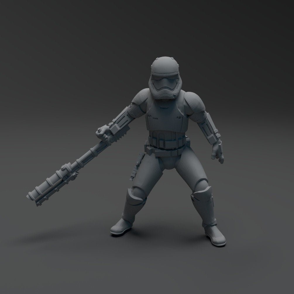 Sovereign Hater Trooper Miniature - SW Legion Compatible (38 - 40mm tall) Resin 3D Print - Skullforge Studios - Gootzy Gaming