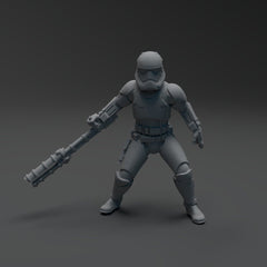 Sovereign Hater Trooper Miniature - SW Legion Compatible (38 - 40mm tall) Resin 3D Print - Skullforge Studios - Gootzy Gaming