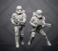 Sovereign Incinerator Trooper Miniature - SW Legion Compatible (38 - 40mm tall) Resin 3D Print - Skullforge Studios - Gootzy Gaming