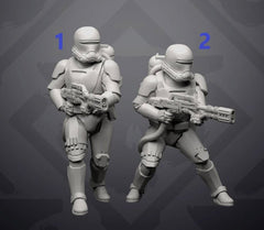 Sovereign Incinerator Trooper Miniature - SW Legion Compatible (38 - 40mm tall) Resin 3D Print - Skullforge Studios - Gootzy Gaming
