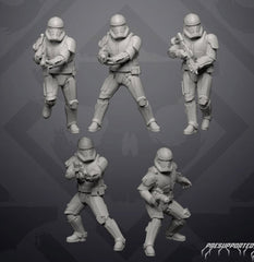 Sovereign Praetorian Trooper - 5 Miniature All In Bundle - SW Legion Compatible (38 - 40mm tall) Resin 3D Print - Skullforge Studios - Gootzy Gaming