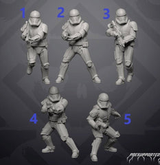 Sovereign Praetorian Trooper - Single Miniature - SW Legion Compatible (38 - 40mm tall) Resin 3D Print - Skullforge Studios - Gootzy Gaming