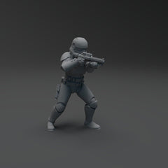 Sovereign Trooper Squad - 9 Miniature Bundle - SW Legion Compatible (38-40mm tall) Resin 3D Print - Skullforge Studios - Gootzy Gaming