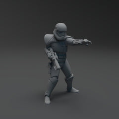 Sovereign Trooper Squad - 9 Miniature Bundle - SW Legion Compatible (38-40mm tall) Resin 3D Print - Skullforge Studios - Gootzy Gaming