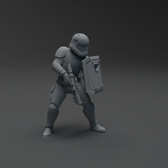 Sovereign Trooper Squad - 9 Miniature Bundle - SW Legion Compatible (38-40mm tall) Resin 3D Print - Skullforge Studios - Gootzy Gaming