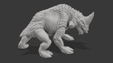 Space Rhino #1 - Large Miniature - SW Legion Compatible Resin 3D Print - Hokusa Designs - Gootzy Gaming