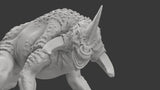 Space Rhino #1 - Large Miniature - SW Legion Compatible Resin 3D Print - Hokusa Designs - Gootzy Gaming