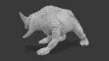 Space Rhino #1 - Large Miniature - SW Legion Compatible Resin 3D Print - Hokusa Designs - Gootzy Gaming