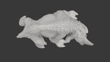 Space Rhino #1 - Large Miniature - SW Legion Compatible Resin 3D Print - Hokusa Designs - Gootzy Gaming