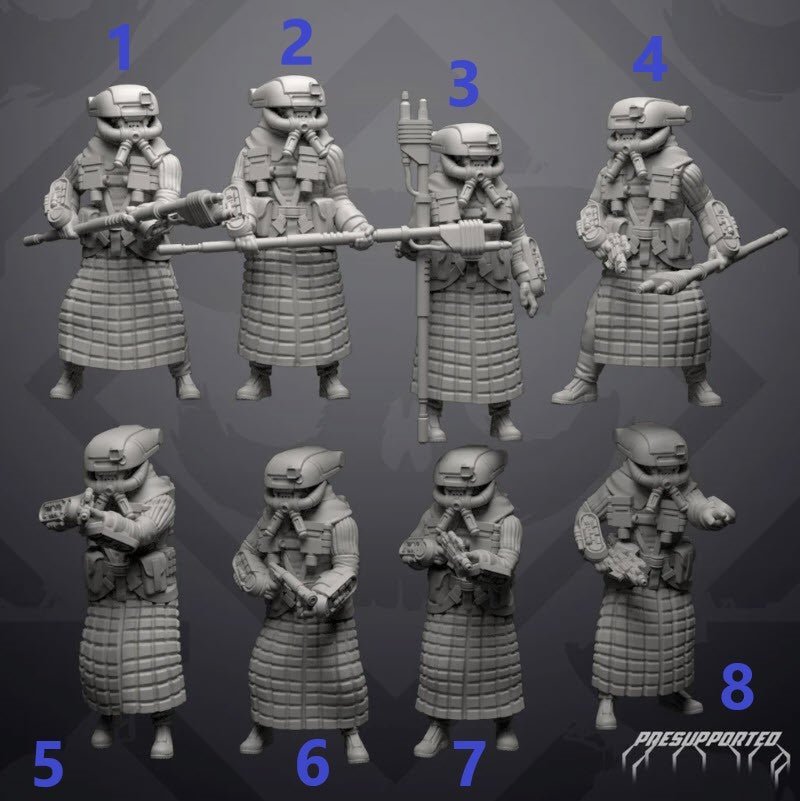 Spice Wardens - Single Miniature - SW Legion Compatible (38 - 40mm tall) Resin 3D Print - Skullforge Studios - Gootzy Gaming