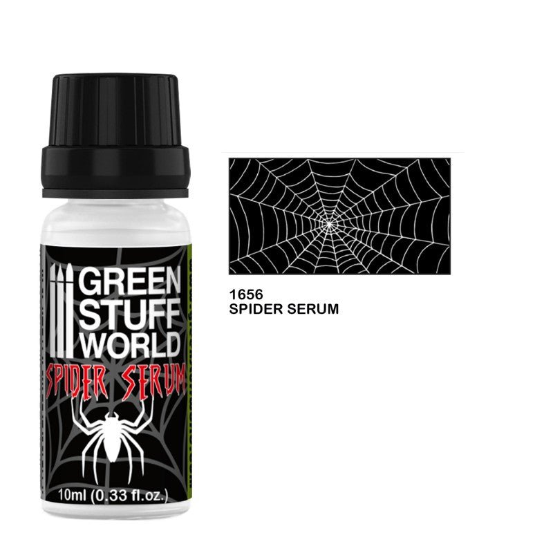 Spider Serum & Cleaner - Special Effect Airbrush Liquid - Green Stuff World - 10 mL vial - Gootzy Gaming