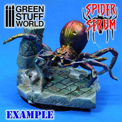 Spider Serum & Cleaner - Special Effect Airbrush Liquid - Green Stuff World - 10 mL vial - Gootzy Gaming