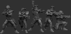 Star Corps Elite Clone Trooper Squad - SW Legion Compatible (38 - 40mm tall) Multi - Piece Resin 3D Print - Dark Fire Designs - Gootzy Gaming