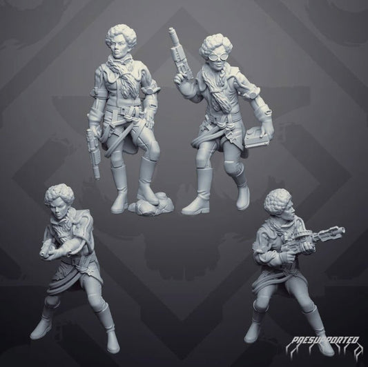 Stiletto Solo Mercenary - SW Legion Compatible Miniature (38 - 40mm tall) High Quality 8k Resin 3D Print - Skullforge Studios - Gootzy Gaming