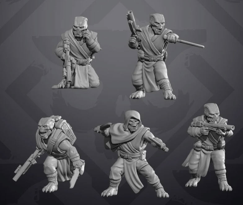 Stout Assassin - Single Miniature - SW Legion Compatible (38 - 40mm tall) Resin 3D Print - Skullforge Studios - Gootzy Gaming