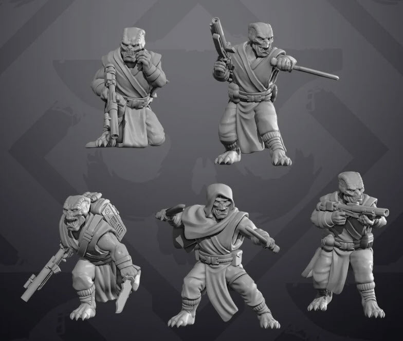 Stout Assassin - Single Miniature - SW Legion Compatible (38-40mm tall) Resin 3D Print - Skullforge Studios - Gootzy Gaming