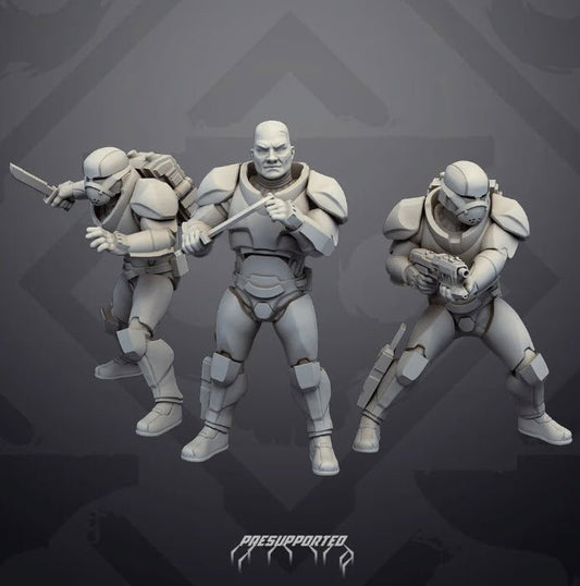 Strong Rough Rider Enhanced Clone (S1 Version) - SW Legion Compatible Miniature (38 - 40mm tall) High Quality 8k Resin 3D Print - Skullforge Studios - Gootzy Gaming