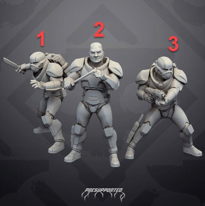 Strong Rough Rider Enhanced Clone (S1 Version) - SW Legion Compatible Miniature (38 - 40mm tall) High Quality 8k Resin 3D Print - Skullforge Studios - Gootzy Gaming