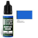 Summersea Blue - Matte Acrylic Paint - Green Stuff World - 17 mL Dropper Bottle - Gootzy Gaming