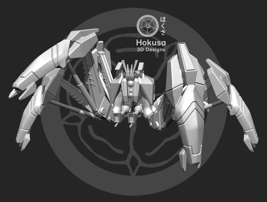 Super Crab Droid Miniature - SW Legion Compatible (38-40mm tall) Resin Multi-Piece 3D Print - Hokusa Designs - Gootzy Gaming