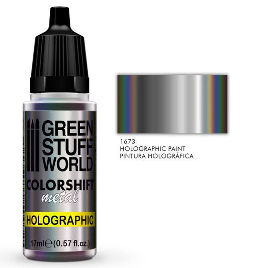 Super Holo - Metallic Colorshift Airbrush Paint - Green Stuff World - 17 mL Dropper Bottle - Gootzy Gaming