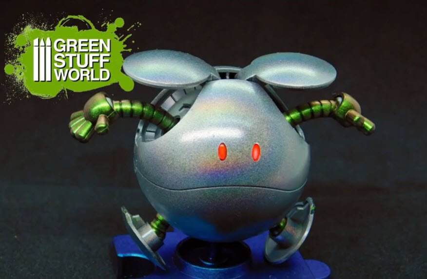 Super Holo - Metallic Colorshift Airbrush Paint - Green Stuff World - 17 mL Dropper Bottle - Gootzy Gaming