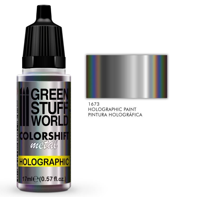 Super Holo - Metallic Colorshift Airbrush Paint - Green Stuff World - 17 mL Dropper Bottle - Gootzy Gaming
