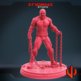 Super Strong Bar Man (Version A) Superhero Resin Miniature - MCP/Crisis Protocol Compatible (40mm tall) Resin 3D Print - Trident Studios - Gootzy Gaming