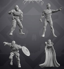 Super Zombies Superhero Miniature - MCP/Crisis Protocol Compatible (40mm tall) Resin 3D Print - Skullforge Studios - Gootzy Gaming