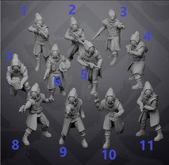 Syndicate Spice Thugs - Single Miniature - SW Legion Compatible (38-40mm tall) Resin 3D Print - Skullforge Studios - Gootzy Gaming