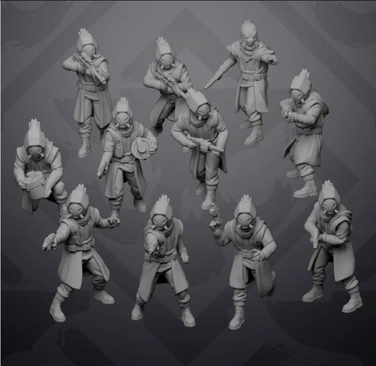 Syndicate Spice Thugs - Single Miniature - SW Legion Compatible (38 - 40mm tall) Resin 3D Print - Skullforge Studios - Gootzy Gaming